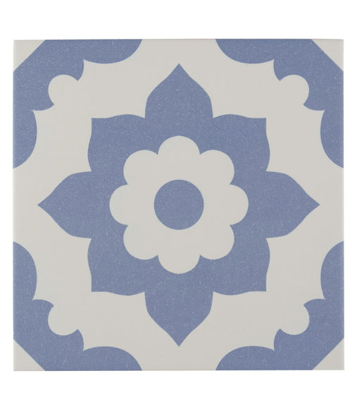 Bert & May Navy Santona Porcelain Tile Kitchen Tiles