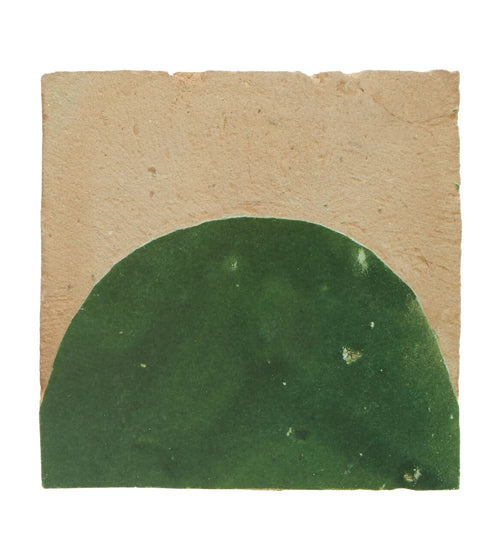 Medina Moss Green Belen Handmade Moroccan Zellige Tile