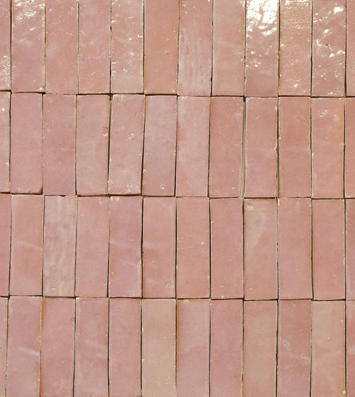 Medina Leather Pale Rectangle Handmade Moroccan Zellige Tile Kitchen Tiles