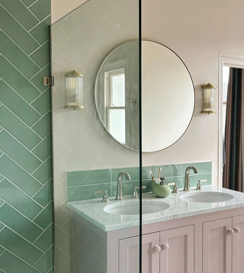 Retro Metro Lime House 10 x 30 Glazed Tile Bathroom Tiles