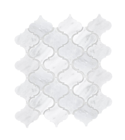 East Hampton Arabesque Marble Mosaic Marble Kitchen Tiles