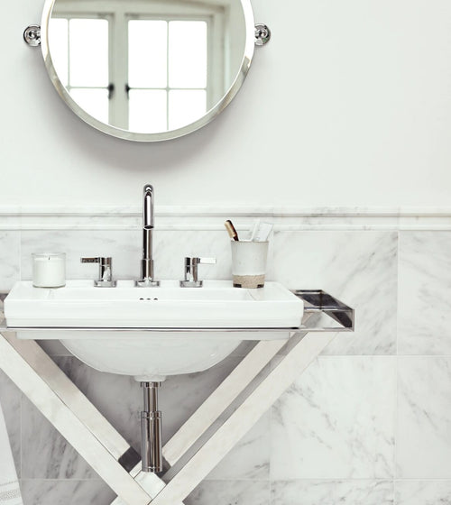 East Hampton Marble Deco Pencil Marble Kitchen Tiles