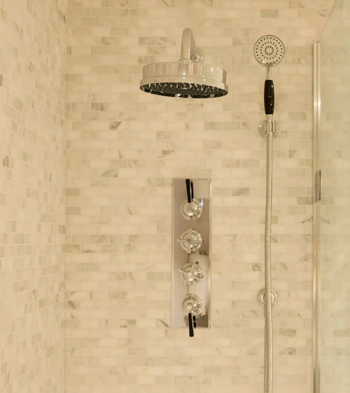 East Hampton Brick Marble Mosaic Marble Kitchen Tiles