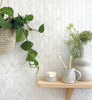 Default Title Bathroom Floor Tiles East Hampton Willow Leaf Marble Mosaic thumbnail