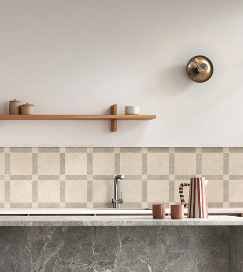 Frame Moor Taupe 5 x 30 Porcelain Tile Outdoor Wall Tiles