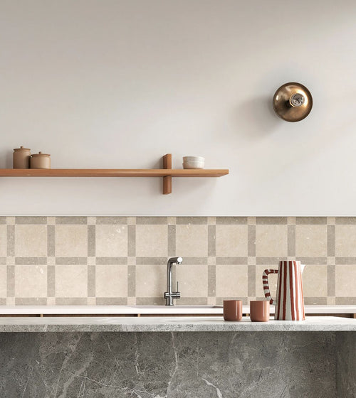 Frame Dune Beige 30 x 30 Porcelain Tile Outdoor Wall Tiles Frame Dune Beige 30 x 30 Porcelain Tile Outdoor Wall Tiles