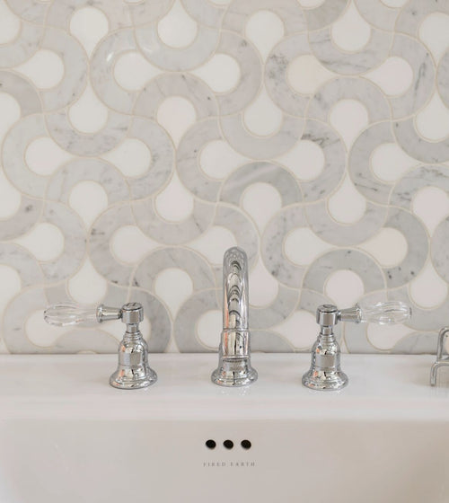 High Society Marble Guggenheim Bathroom Tiles