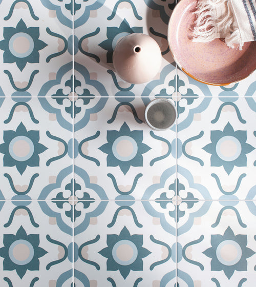 Infusion Nazare Patterned Tile Kitchen Tiles