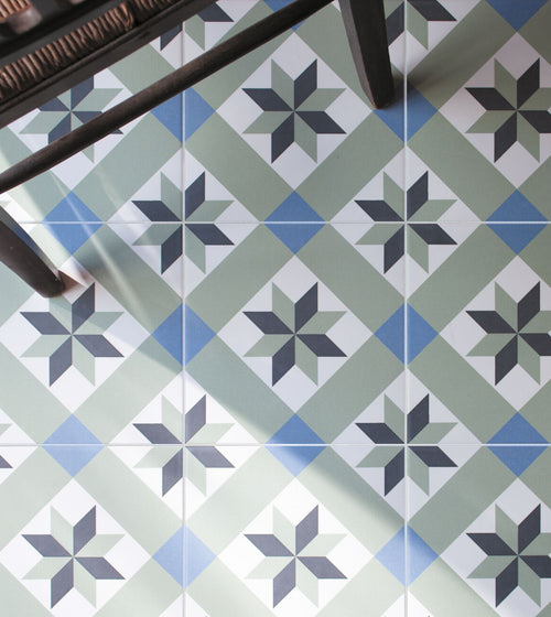 Infusion Ribeira Patterned Tile Kitchen Tiles