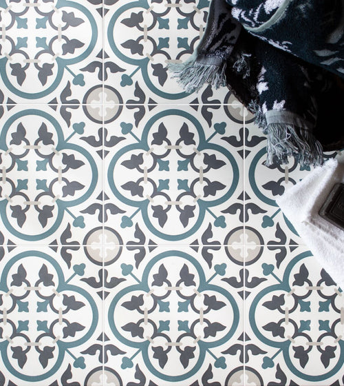 Infusion St Etienne Patterned Tile Kitchen Tiles