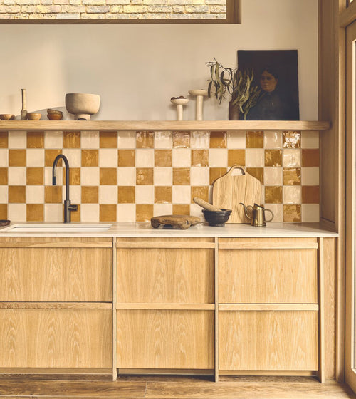 Jaipur Hoppers Hat Square Glazed Tile Kitchen Tiles