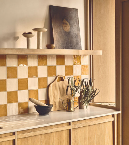 Jaipur Hoppers Hat Square Glazed Tile Kitchen Tiles