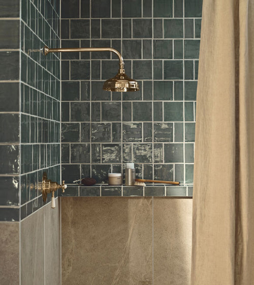 Jaipur Dartmouth Green Rectangle Glazed Tile Kitchen Tiles