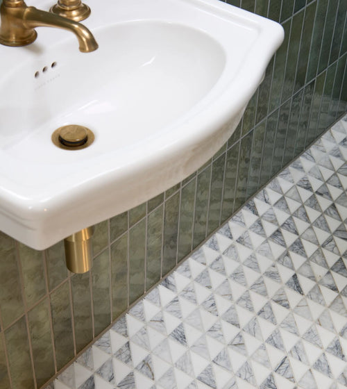 Ottimo Triangles Mosaic Kitchen Wall Tiles