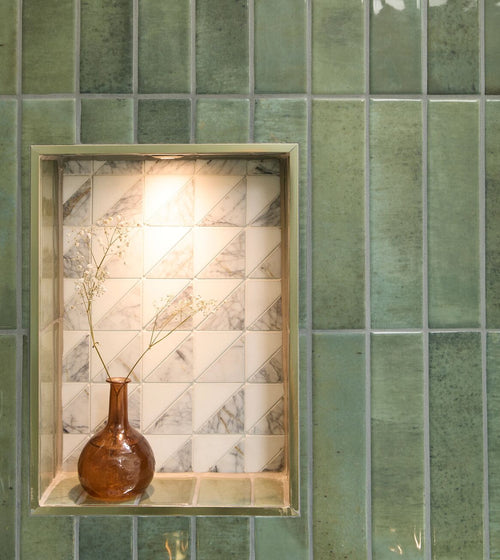 Ottimo Triangles Mosaic Kitchen Wall Tiles