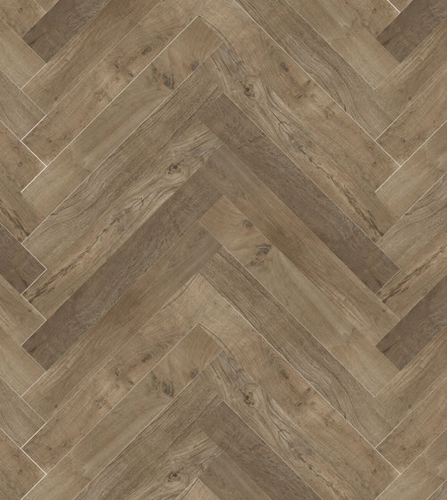 Lyndhurst Chestnut Herringbone Wood Effect Tile Wood Effect Kitchen Tiles