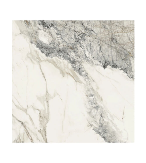 Milos Alabaster Marble Effect Tile- 80 x 80 Bathroom Wall & Floor Tiles