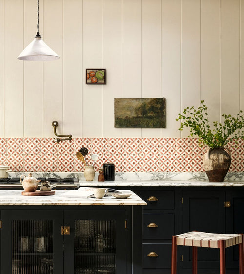 Neisha Crosland Atlas Pine Flower Paprika Neisha Crosland Wall Tiles