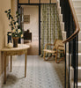 Default Title Bathroom Floor Tiles Nina Campbell Cochin Blue Porcelain Tile thumbnail