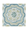Default Title Bathroom Floor Tiles Nina Campbell Cochin Blue Porcelain Tile thumbnail