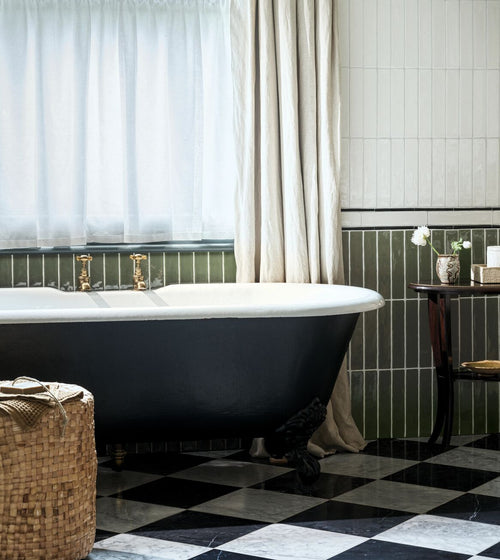 Nina Campbell Rivage Eucalyptus Glazed Wall Tile Wall Tiles