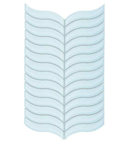 Nordic Glass Bergen Geyser Blue Mosaic Bathroom Wall & Floor Tiles Nordic Glass Bergen Geyser Blue Mosaic Bathroom Wall & Floor Tiles