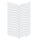 Nordic Glass Bergen Snow White Mosaic