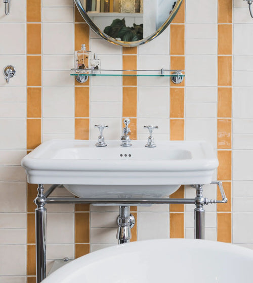 Jaipur Old Ochre Rectangle Glazed Tile Kitchen Tiles