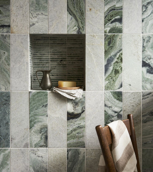 Seaspray Green Marble Tile 10x30