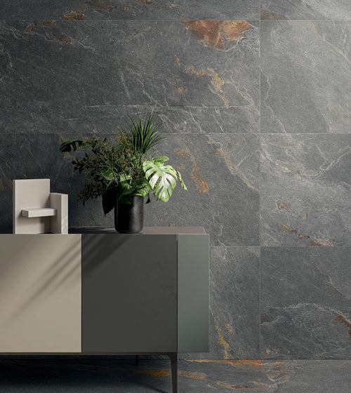 Shale Rectangular Slate Effect Tile Multi Kitchen Tiles