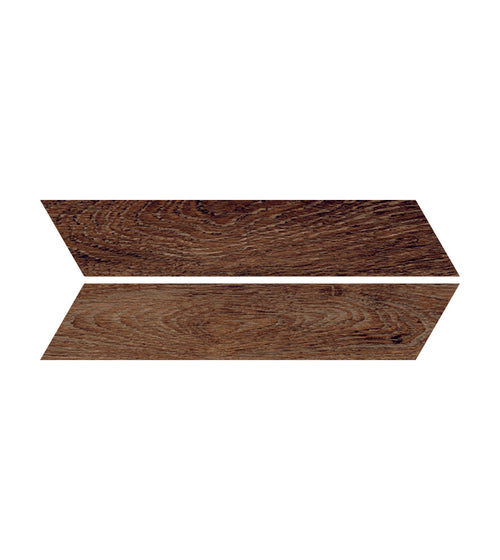 Southwold Chevron Walnut Wood Effect Tile Wall Tiles