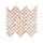 Aegean Pink Herringbone Mosaic