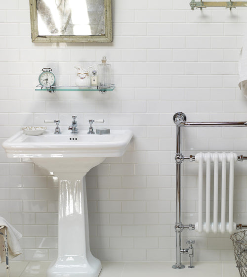Architecture White Gloss 10 x 30 Metro Kitchen Tiles