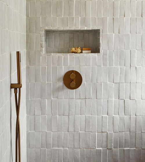 Medina Pure White Zellige Rectangle