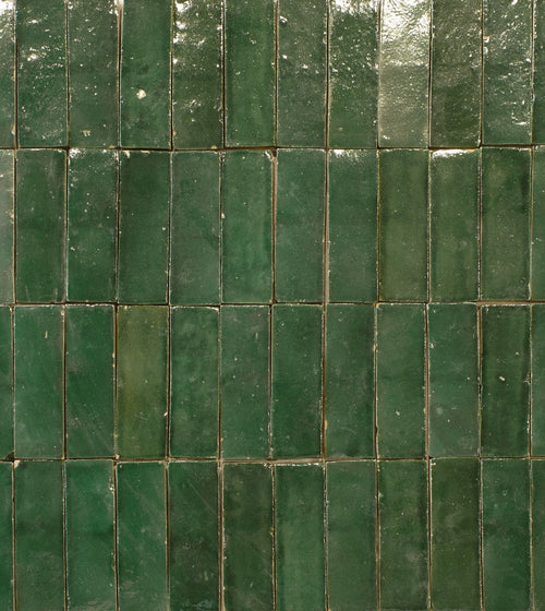 Medina Moss Green Zellige Rectangle