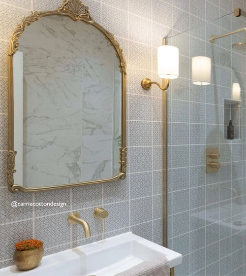 Alhambra Grey Decor 2 15 x 15 Bathroom Tiles