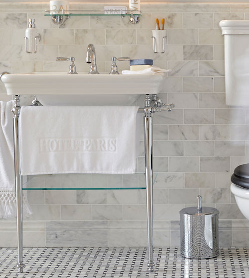 East Hampton Hexagonal Mosaic, Honed