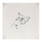 English Delft Butterfly 2 Charcoal Matt Tile