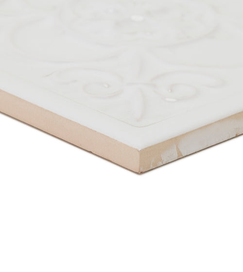 Giralda Hielo White Decor Tile Splashback Wall Tiles