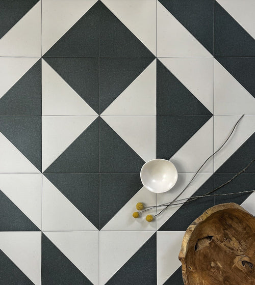 Bert & May Black Alalpardo Porcelain