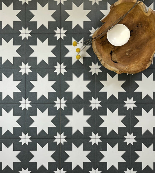 Bert & May Black Pradena Porcelain