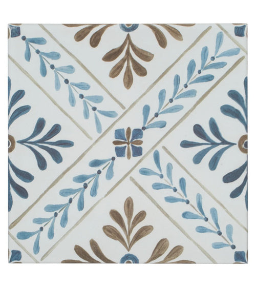 Nina Campbell Goa Indigo/Chocolate
