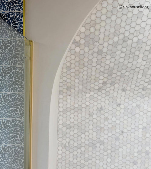 East Hampton Hexagon Marble Mosaic White Kitchen Tiles East Hampton Hexagon Marble Mosaic White Kitchen Tiles East Hampton Hexagon Marble Mosaic White Kitchen Tiles