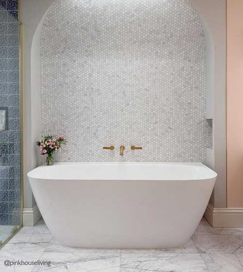 East Hampton Hexagon Marble Mosaic Ranges/East Hampton