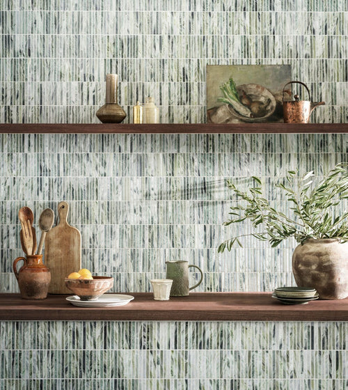 Seaspray Green Stacked Mosaic