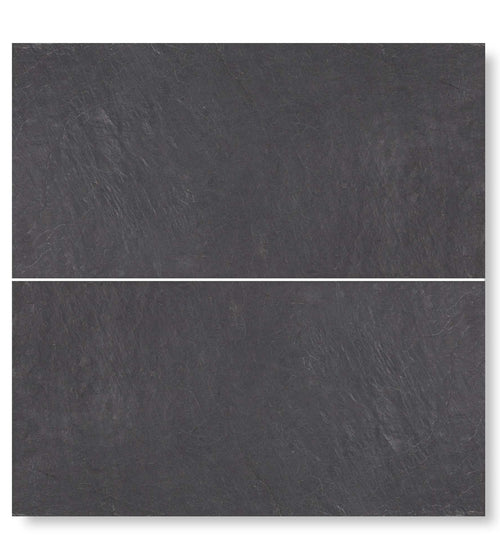 Spanish Black 25 x 40 Chipped Edge, Riven