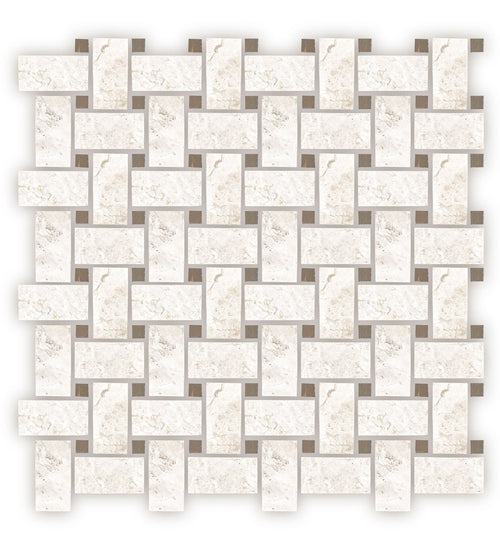 Westhampton Basketweave, Honed Bathroom Tiles